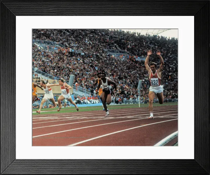 Framed Print : Valeri Borzov Winning Race
