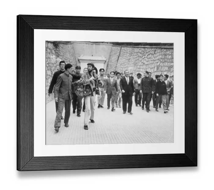 Framed Print : David Kennerly Photographing @ Ming Tomb Framed Print : David Kennerly Photographing @ Ming Tomb