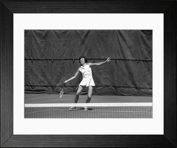 Framed Print : Billie Jean King Framed Print : Billie Jean King