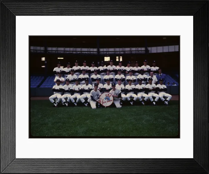 Framed Print : New York Yankee Team Framed Print : New York Yankee Team