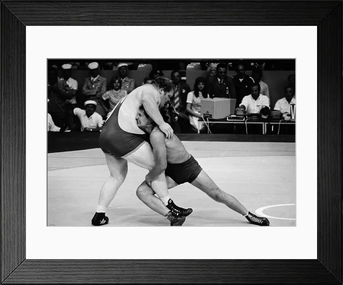 Framed Print : Wrestlers in Action Framed Print : Wrestlers in Action