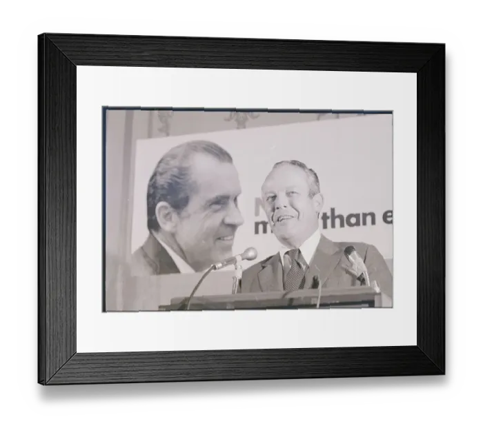 Framed Print : Richard Kleindienst Speaking at Convention Hall Framed Print : Richard Kleindienst Speaking at Convention Hall