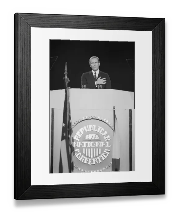 Framed Print : Charlton Heston Leading the Pledge of Allegiance Framed Print : Charlton Heston Leading the Pledge of Allegiance