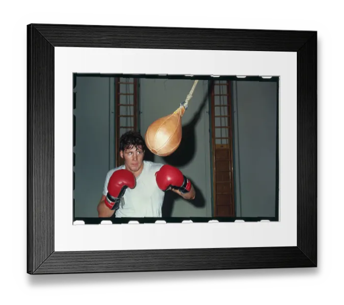 Framed Print : Duane Bobick Punching Bags Framed Print : Duane Bobick Punching Bags