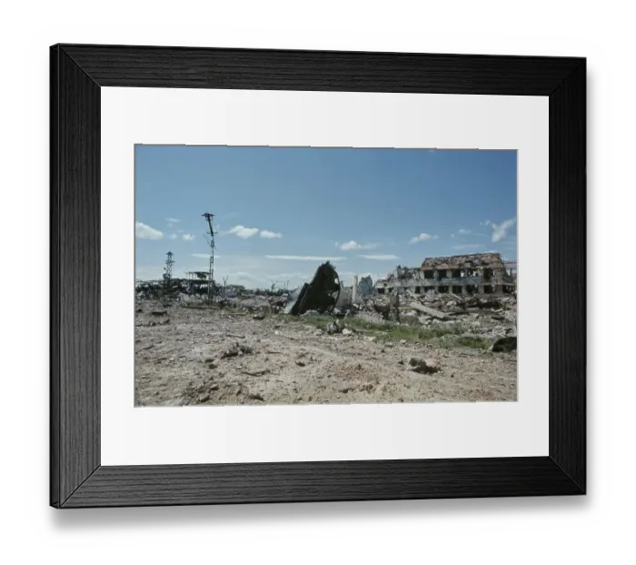 Framed Print : No Man's Land, Quang Tri Province, Vietnam War Framed Print : No Man's Land, Quang Tri Province, Vietnam War