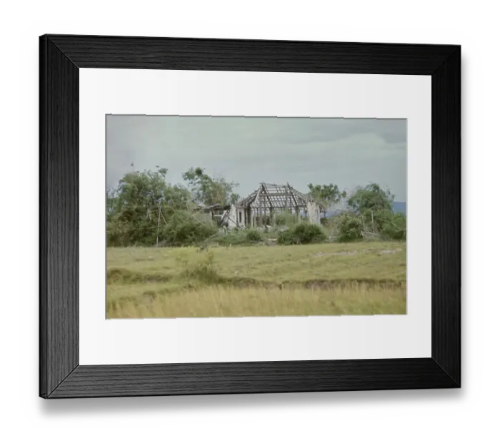 Framed Print : No-Mans Land, Quang Tri Province, Vietnam War Framed Print : No-Mans Land, Quang Tri Province, Vietnam War