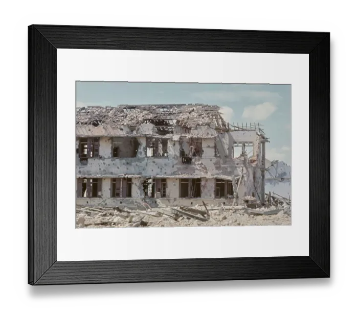 Framed Print : No Man's Land, Quang Tri Province, Vietnam War Framed Print : No Man's Land, Quang Tri Province, Vietnam War