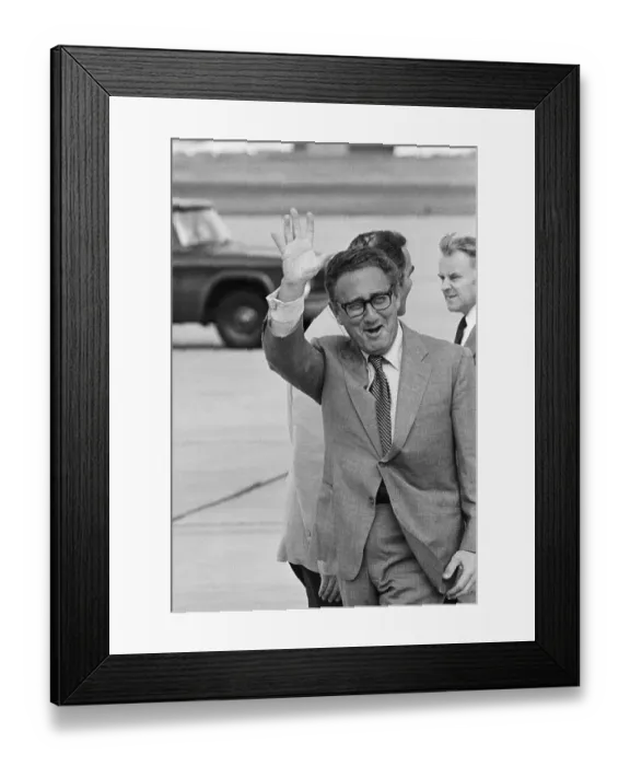 Framed Print : Kissinger Arriving At Andrews Afb Framed Print : Kissinger Arriving At Andrews Afb