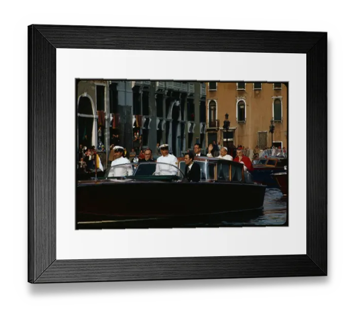 Framed Print : Pope Paul VI Blessing Crowd Framed Print : Pope Paul VI Blessing Crowd