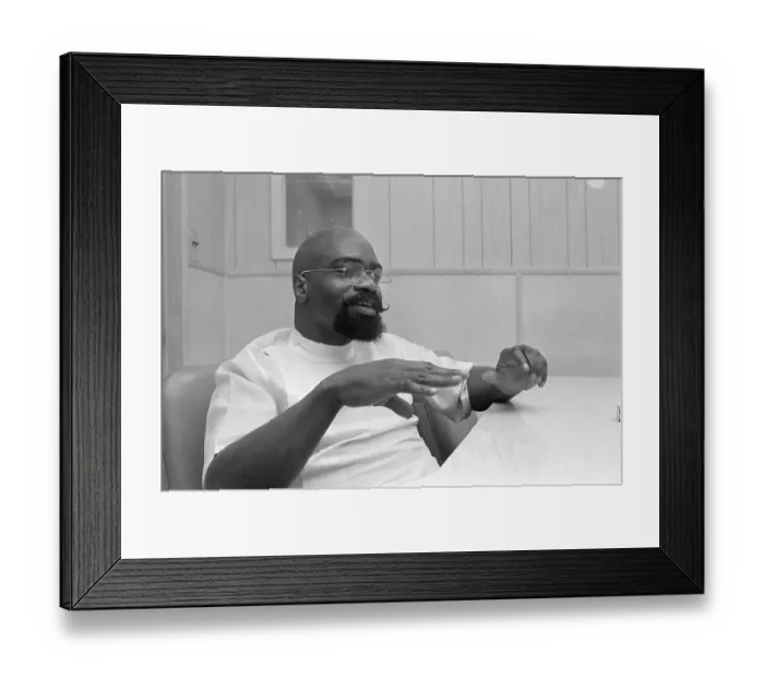 Framed Print : Rubin Hurricane Carter In Prison Framed Print : Rubin Hurricane Carter In Prison