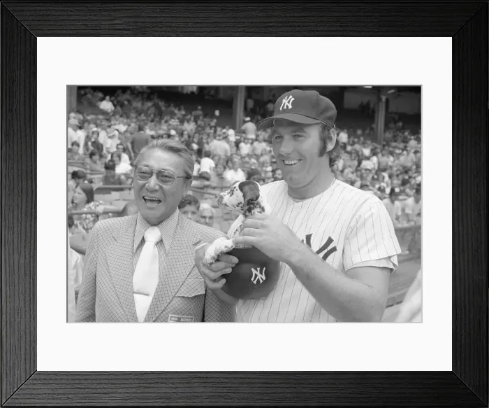 Framed Print : Sparky Lyle Petting Dalmatian Puppy Framed Print : Sparky Lyle Petting Dalmatian Puppy