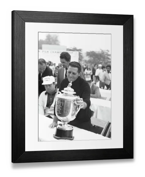 Framed Print : Gary Player Wins PGA Championship Framed Print : Gary Player Wins PGA Championship