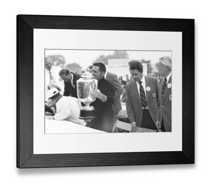 Framed Print : Gary Player Wins PGA Championship Framed Print : Gary Player Wins PGA Championship