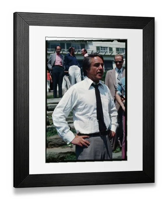 Framed Print : Saregent Shriver Outside His Home Framed Print : Saregent Shriver Outside His Home