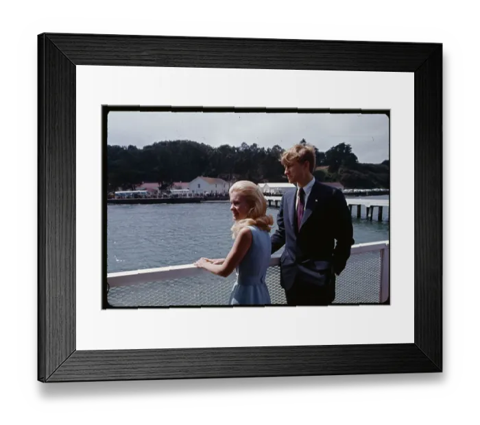 Framed Print : Tricia Nixon Cox and Her Husband Framed Print : Tricia Nixon Cox and Her Husband