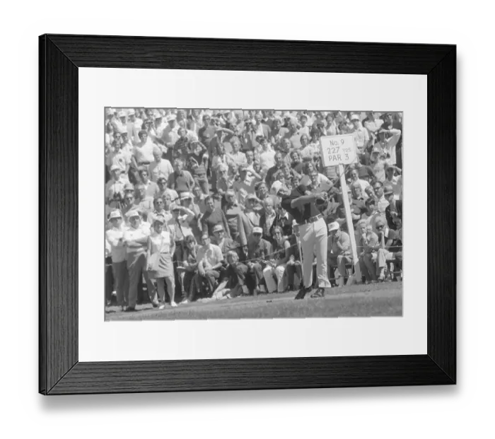 Framed Print : Gary Player in Golfing Action Framed Print : Gary Player in Golfing Action