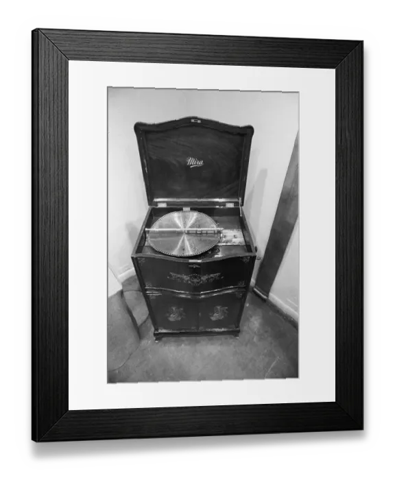 Framed Print : Antique Mira Music Box Framed Print : Antique Mira Music Box