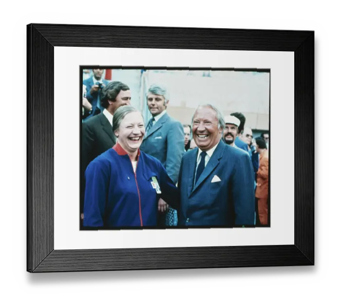 Framed Print : British Prime Minister Edward Heath Framed Print : British Prime Minister Edward Heath