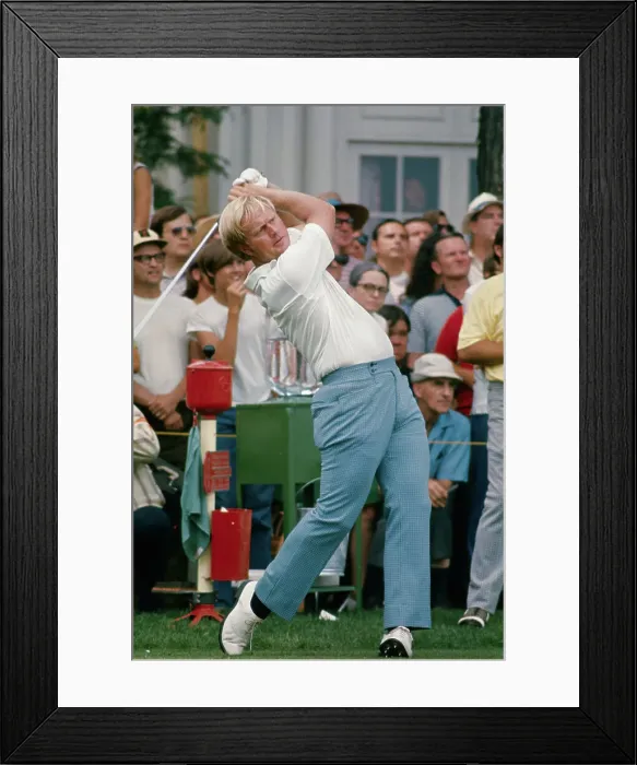 Framed Print : Action Shot of Jack Nicklaus Framed Print : Action Shot of Jack Nicklaus