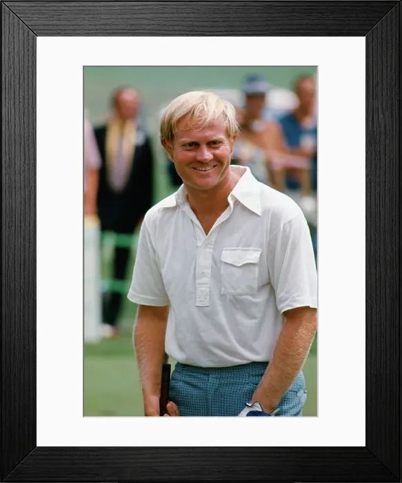 Framed Print : Portrait of Jack Nicklaus Framed Print : Portrait of Jack Nicklaus
