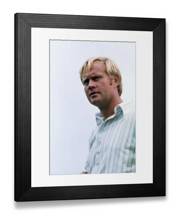 Framed Print : Portrait of Jack Nicklaus Framed Print : Portrait of Jack Nicklaus