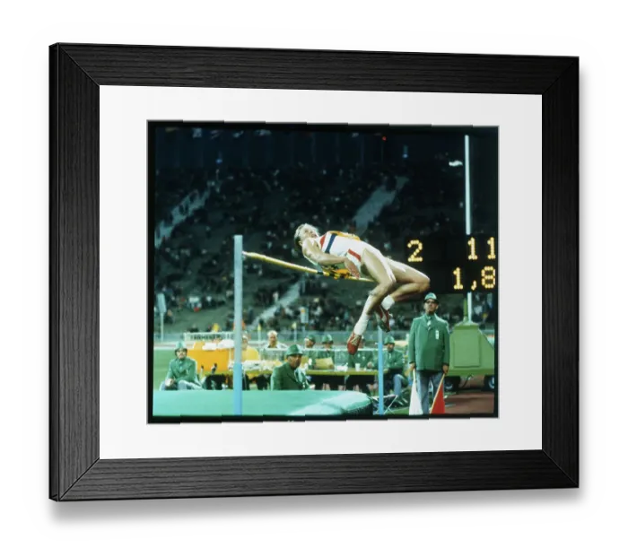 Framed Print : Mary Peters Clearing High Jump Framed Print : Mary Peters Clearing High Jump