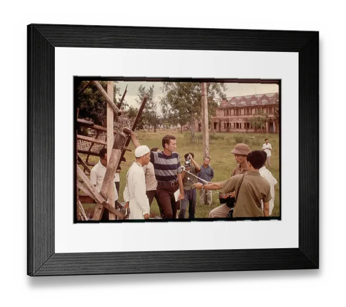 Framed Print : Ramsey Clark Visits North Vietnam Framed Print : Ramsey Clark Visits North Vietnam