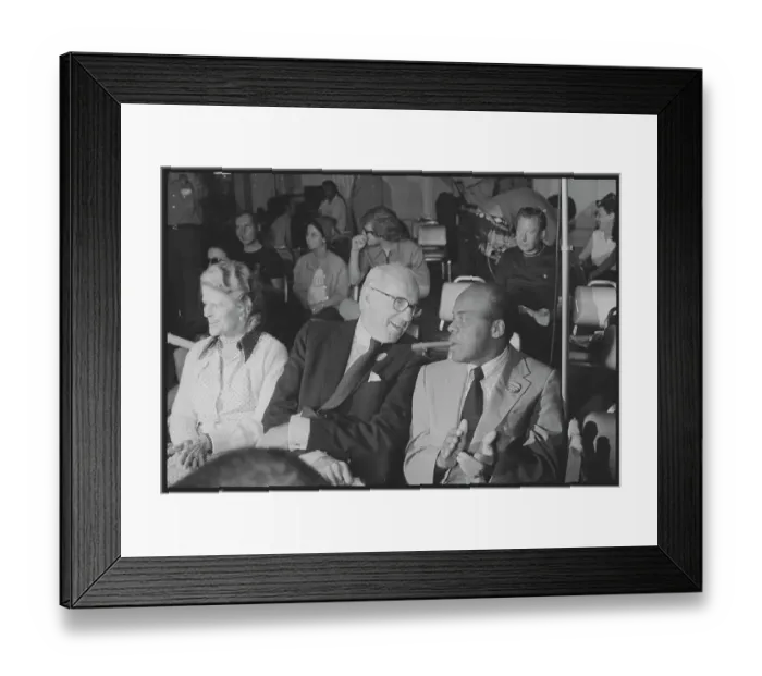Framed Print : Benjamin Spock and Julius Hobson