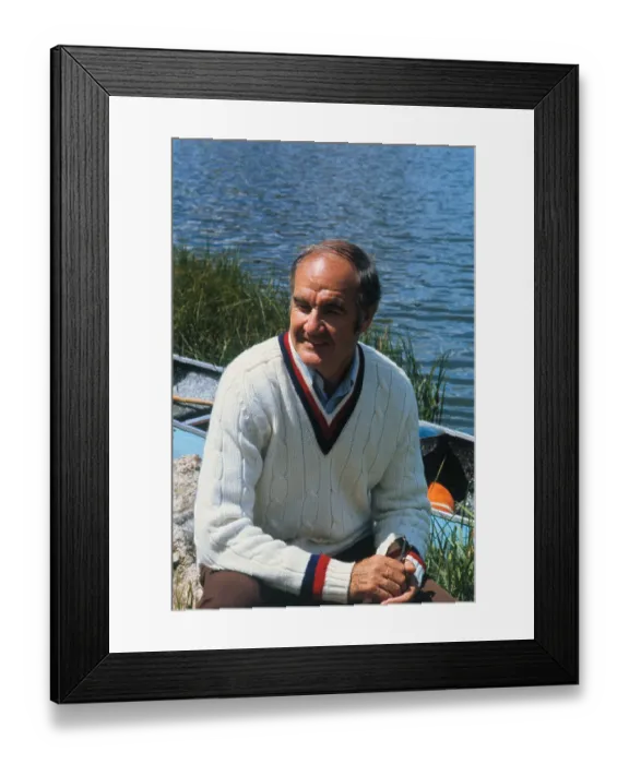 Framed Print : George McGovern Enjoying His Vacation Framed Print : George McGovern Enjoying His Vacation