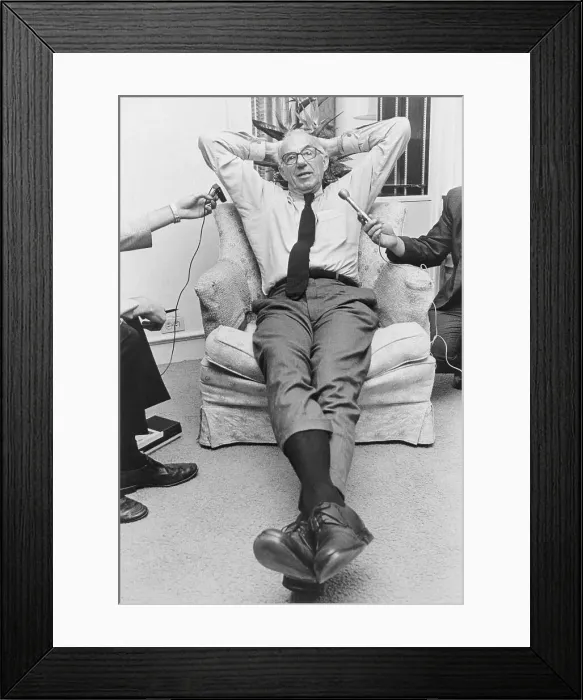 Framed Print : Portrait of Benjamin Spock Framed Print : Portrait of Benjamin Spock