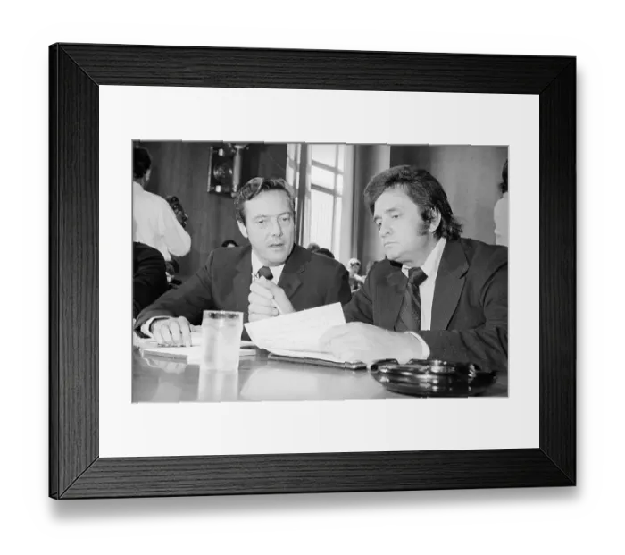 Framed Print : Johnny Cash Testifying Before a Senate Subcommittee Framed Print : Johnny Cash Testifying Before a Senate Subcommittee