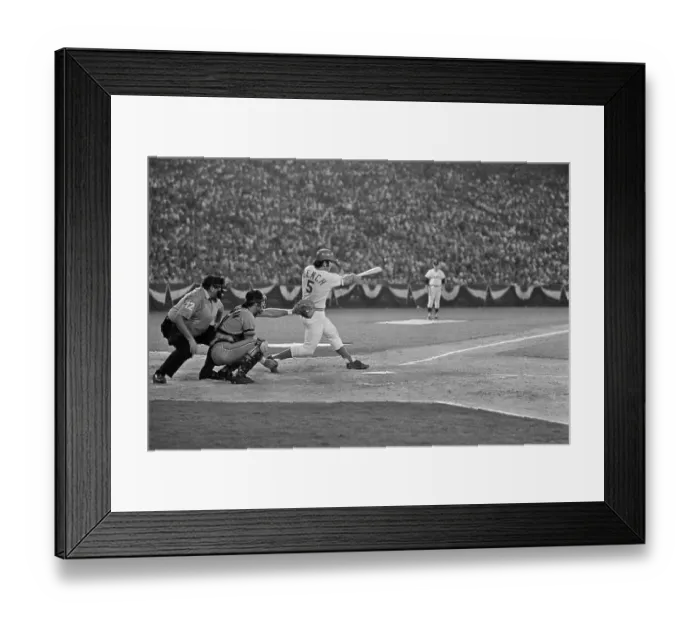 Framed Print : Johnny Bench Batting Framed Print : Johnny Bench Batting