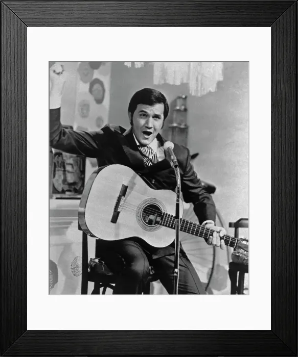 Framed Print : Roger Miller Singing and Playing Guitar Framed Print : Roger Miller Singing and Playing Guitar