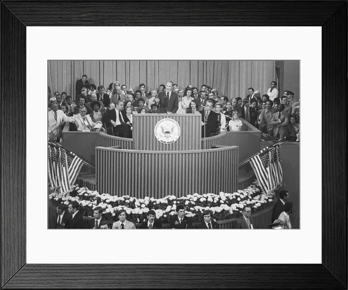 Framed Print : McGovern's Acceptance Speech Framed Print : McGovern's Acceptance Speech
