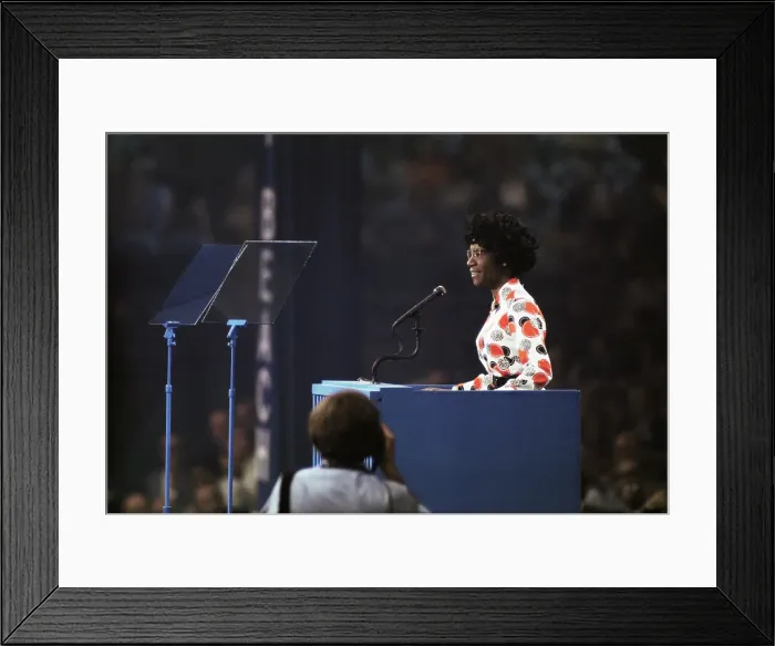 Framed Print : Shirley Chisholm Speaking at Convention Framed Print : Shirley Chisholm Speaking at Convention