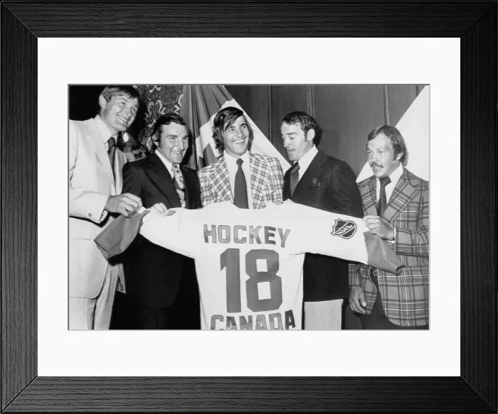 Framed Print : Team Canada Press Conference Framed Print : Team Canada Press Conference
