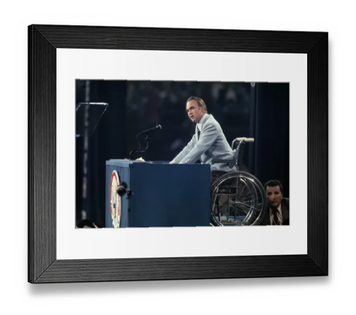 Framed Print : George Wallace Addresses Democratic Convention Framed Print : George Wallace Addresses Democratic Convention