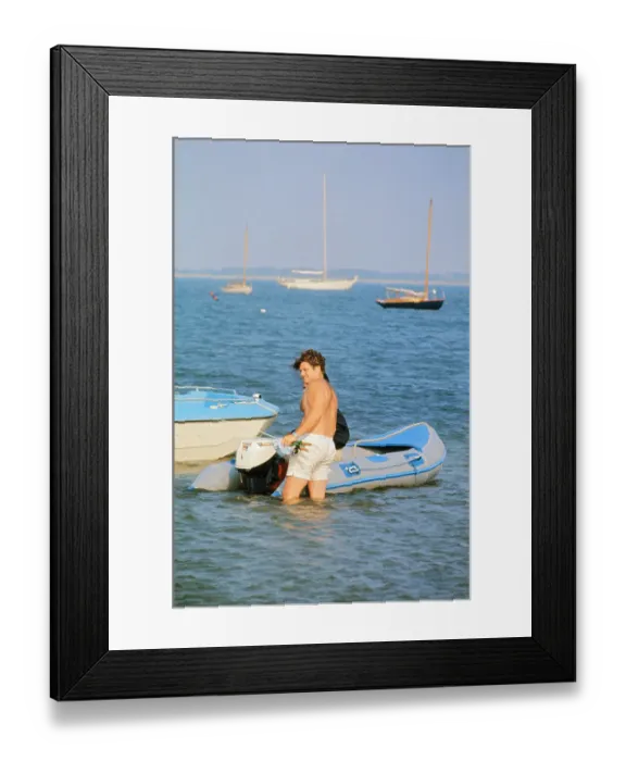 Framed Print : Edward M. Kennedy Relaxing in the Cool Water Framed Print : Edward M. Kennedy Relaxing in the Cool Water