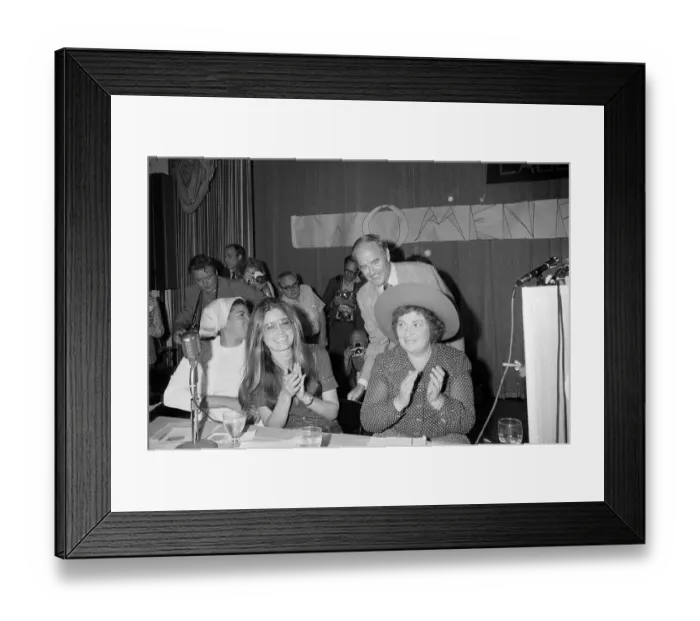 Framed Print : George McGovern Addressing Feminist Caucus Framed Print : George McGovern Addressing Feminist Caucus