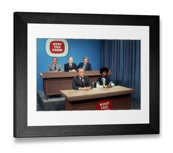 Framed Print : Political Leaders Preparing for Meet the Press Framed Print : Political Leaders Preparing for Meet the Press