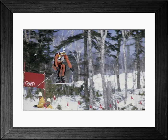 Framed Print : 1972 Winter Olympics - Men's Downhill Framed Print : 1972 Winter Olympics - Men's Downhill