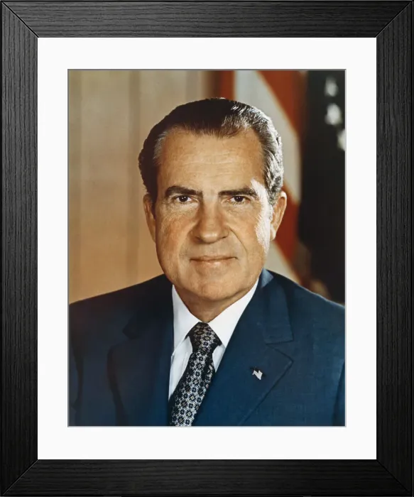 Framed Print : Richard Nixon Framed Print : Richard Nixon