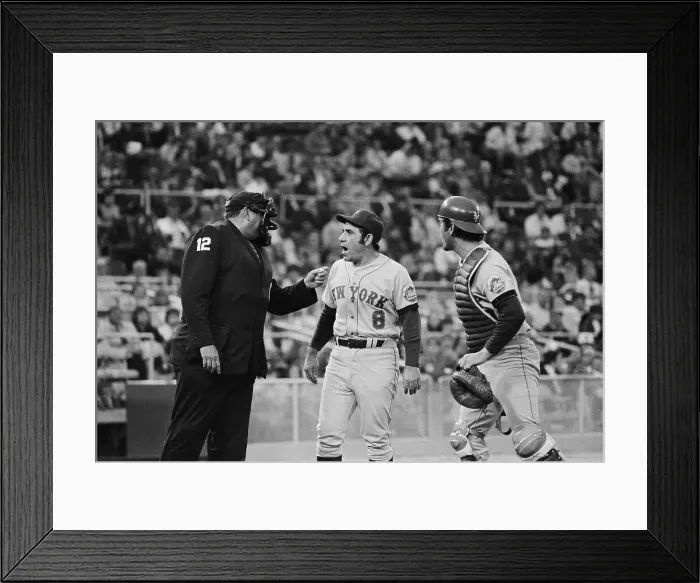 Framed Print : Yogi Berra Arguing with Umpire Framed Print : Yogi Berra Arguing with Umpire