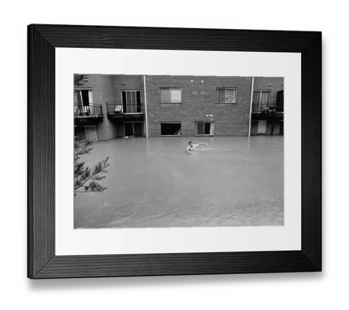 Framed Print : Tropical Storm Agness Causes Flooding Framed Print : Tropical Storm Agness Causes Flooding