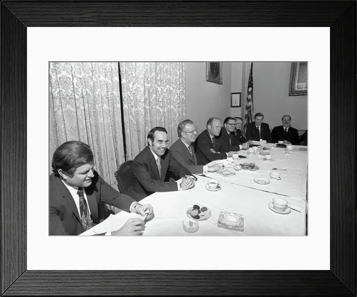 Framed Print : The Chairmen of the Republican and Democratic National Committees Framed Print : The Chairmen of the Republican and Democratic National Committees