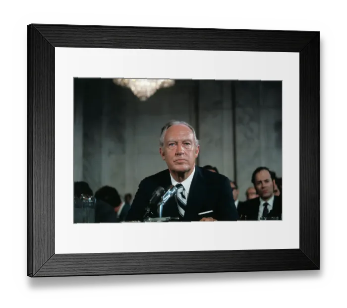Framed Print : Portrait of William P Rogers