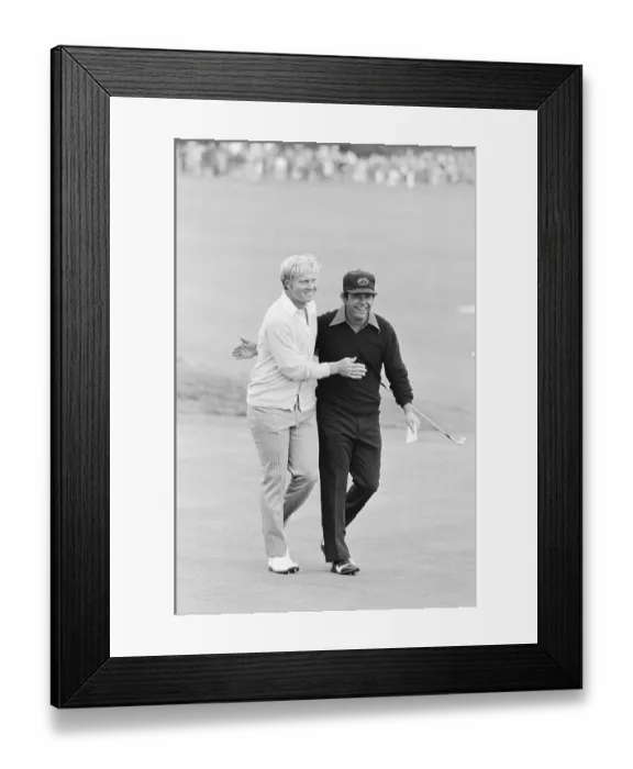 Framed Print : Jack Nicklaus and Lee Trevino Framed Print : Jack Nicklaus and Lee Trevino