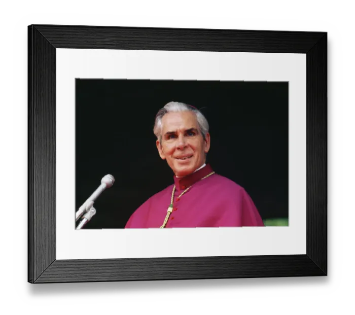 Framed Print : Bishop Fulton J. Sheen Framed Print : Bishop Fulton J. Sheen