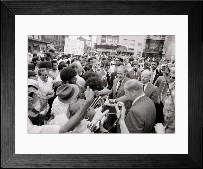 Framed Print : Mcgovern In Spanish Harlem, Nyc Framed Print : Mcgovern In Spanish Harlem, Nyc