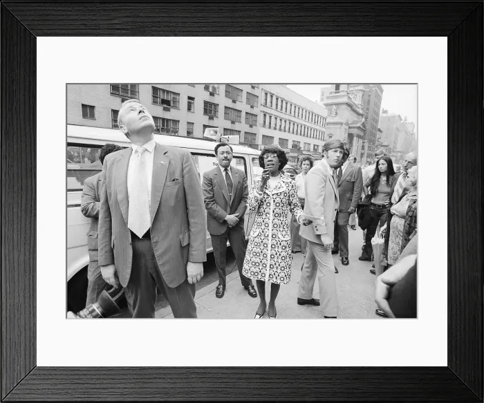 Framed Print : Shirley Chisholm Addressing New York Citizens Framed Print : Shirley Chisholm Addressing New York Citizens
